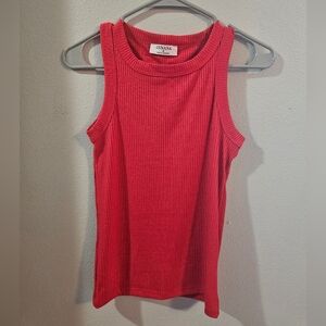 Ribbed Scoop Neck Tank